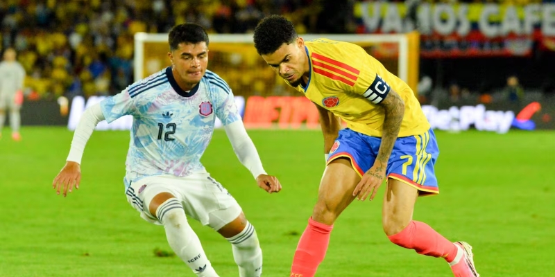 Những lần đối đầu trong lịch sử của Colombia vs Costa Rica