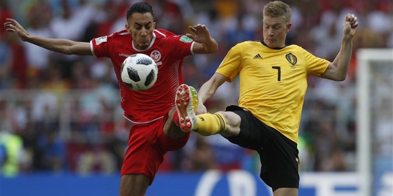 Kết quả ra sân gần đây Belgium vs Tunisia