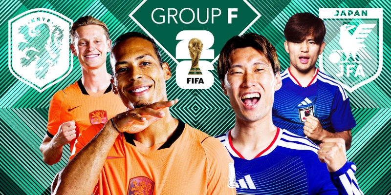Hiệu suất thi đấu của Netherlands và Japan